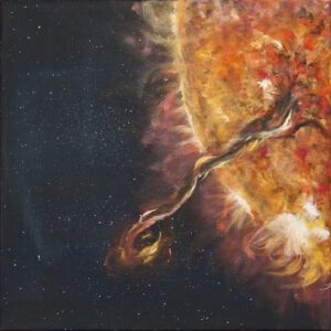 Kosmische Strukturen - Sonne mit Protuberanzen